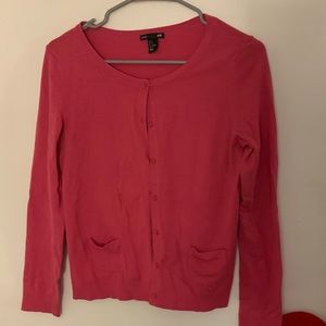 H&M pink cardigan size small
